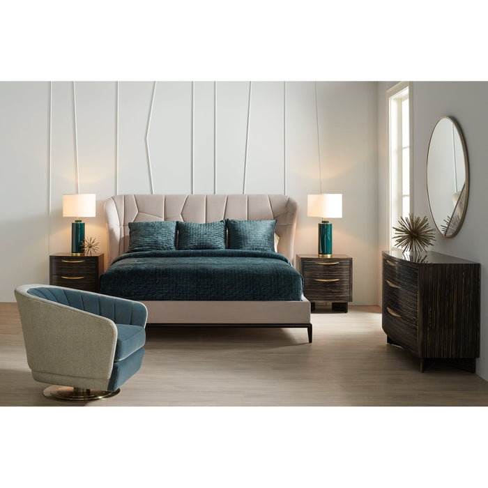 Caracole Modern Edge Vector Upholstered Bed - Cal King DSC