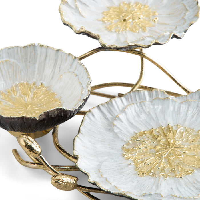 Michael Aram Anemone 3-Tier Dish