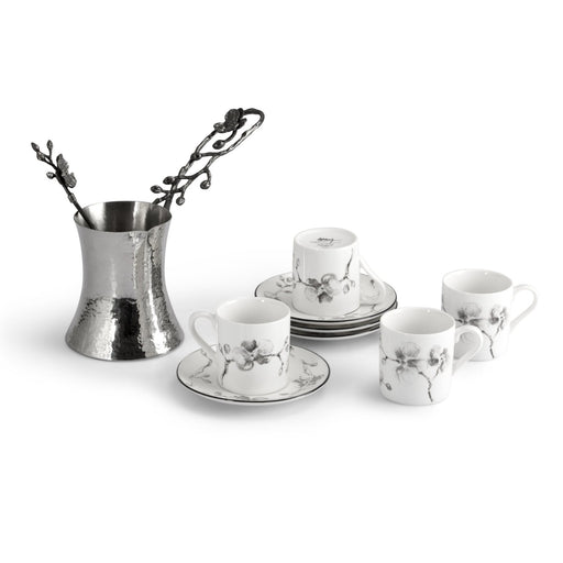 Michael Aram Black Orchid Cfee Pot&demi Set