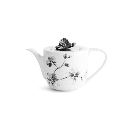 Michael Aram Black Orchid Porcelain Teapot