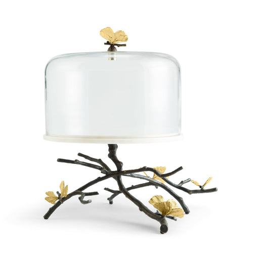 Michael Aram Butterfly Ginkgo Cake Stand with Dome