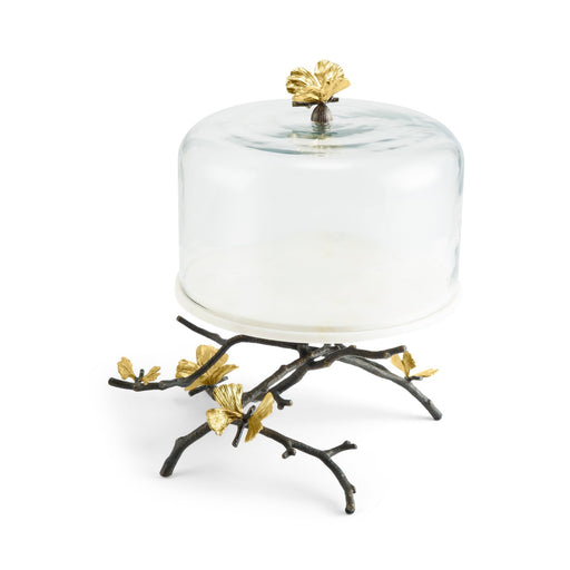 Michael Aram Butterfly Ginkgo Cake Stand with Dome