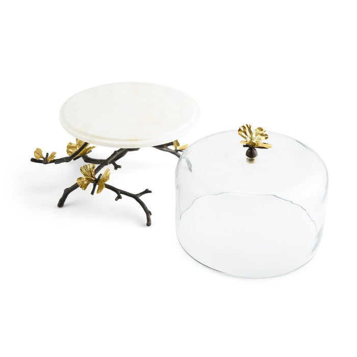 Michael Aram Butterfly Ginkgo Cake Stand with Dome