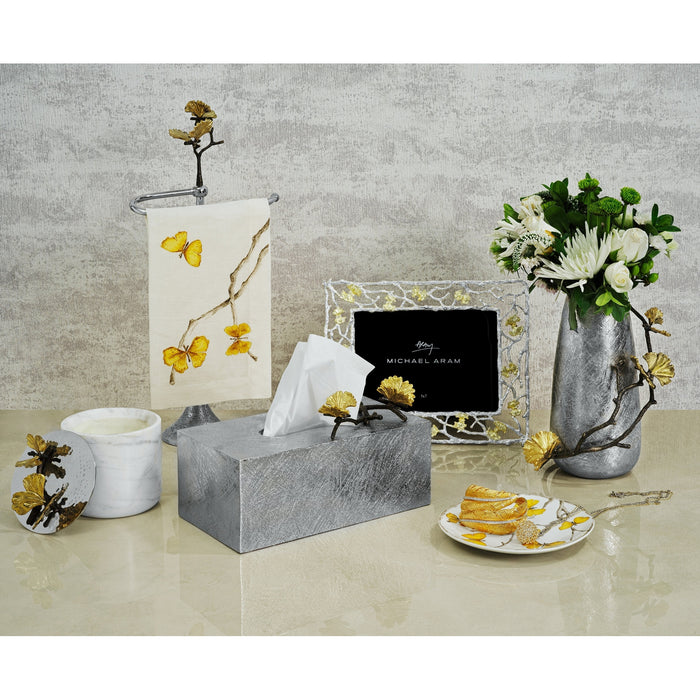 Michael Aram Butterfly Ginkgo Rectangle Tissue Box