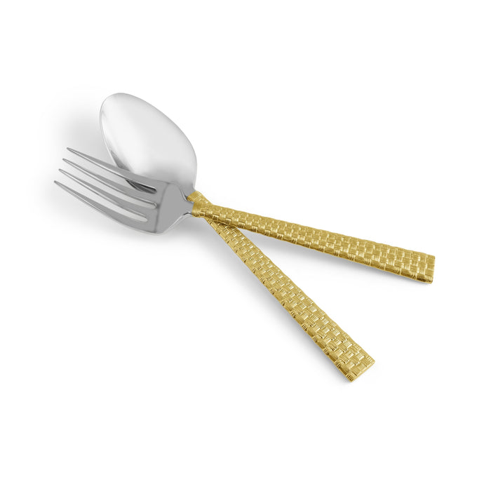 Michael Aram Palm Gold Serving Set