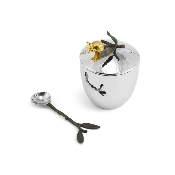 Michael Aram Pomegranate Sugar Pot with Spoon