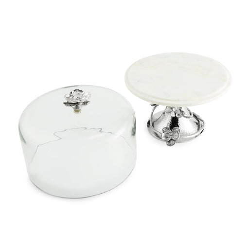 Michael Aram White Orchid Cake Stand with Dome