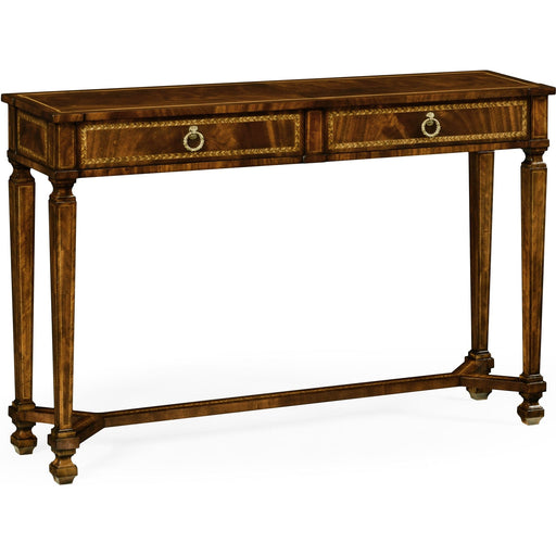 Jonathan Charles Buckingham Empire Style Two Drawers Console