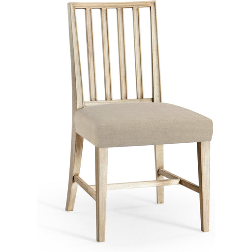 Jonathan Charles Umbra Swedish Side Chair - Bleached Walnut