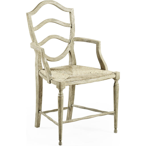 Jonathan Charles William Yeoward Country House Chic Solid Wood Queen Anne Back Arm Chair