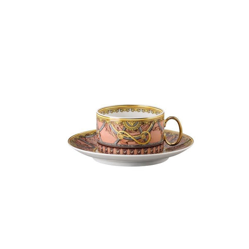 Versace La Scala del Palazzo Rosa Tea Cup & Saucer