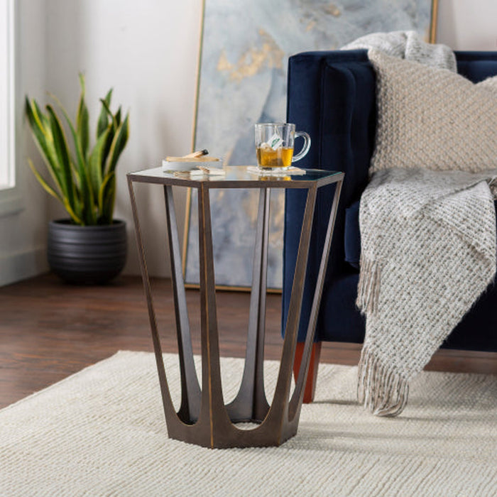 Surya Vortex End Table