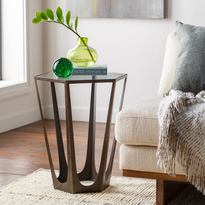 Surya Vortex End Table